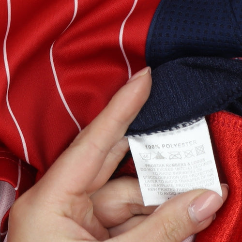 Prostar Men's Red Football Jersey Medium