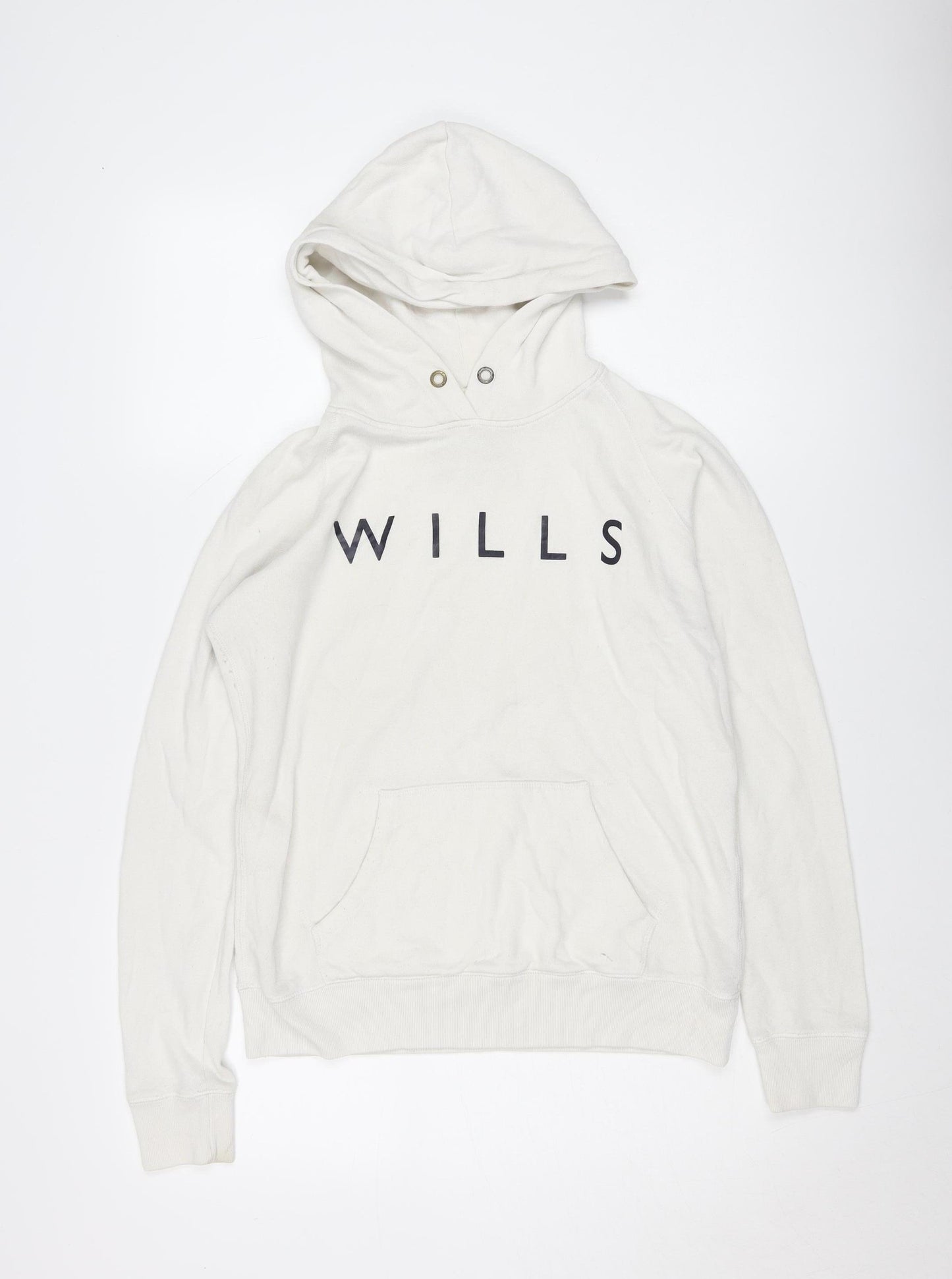 Jack Wills Women's White Pullover Hoodie Size 12