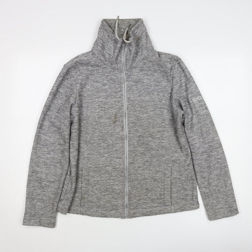 Regatta Women's Grey Jacket Size 12, Full Zip