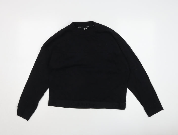 Calvin Klein Women's Black Pyjama Top S