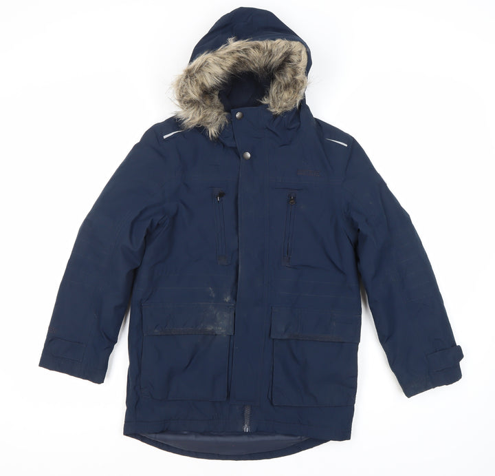 Regatta Boys Blue Parka - Size 12 Winter Coat