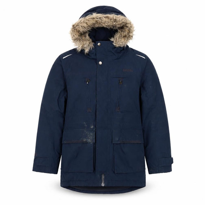 Regatta Boys Blue Parka - Size 12 Winter Coat