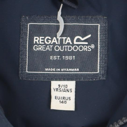 Regatta Boys Blue Parka - Size 12 Winter Coat