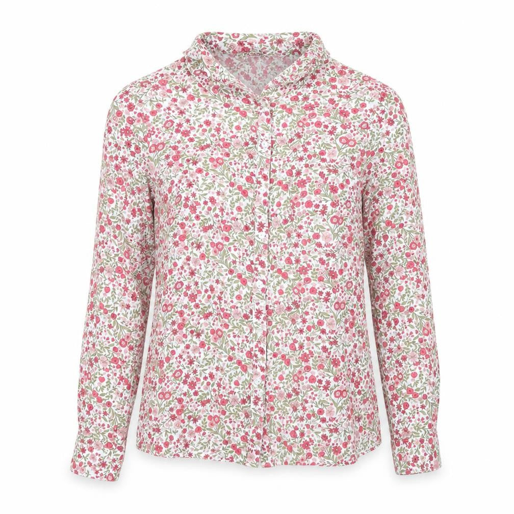 Front view of Isle of Essentials Women's Floral Blouse, Multicolour, 12
