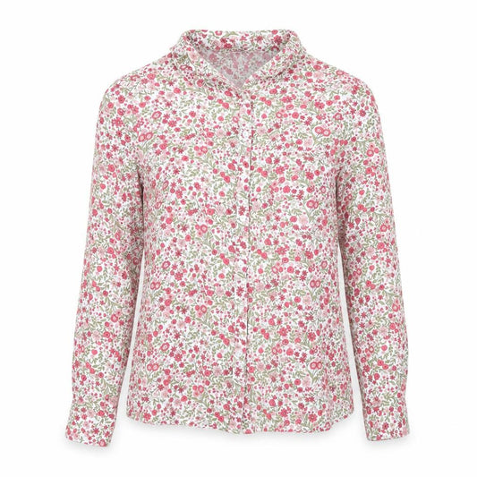 Front view of Isle of Essentials Women's Floral Blouse, Multicolour, 12