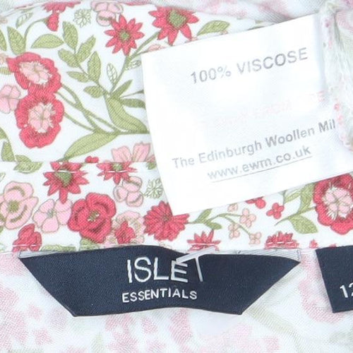 Isle of Essentials Women's Floral Blouse, Multicolour, 12