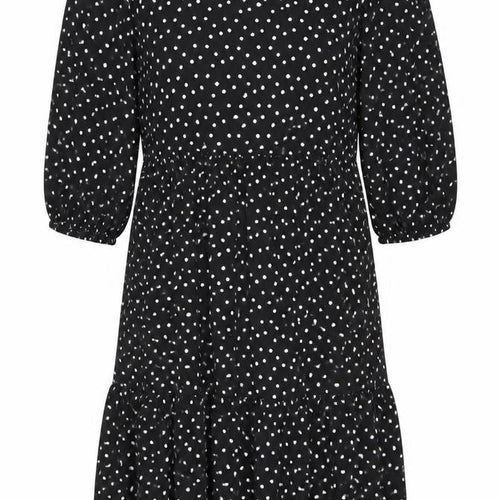 Zara Women Black Polka Dot Dress XS