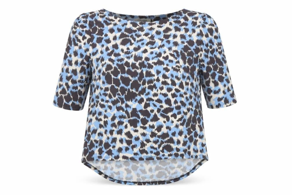 Front view of Temperley Women's Multicoloured 3/4 Sleeve Top, size 12
