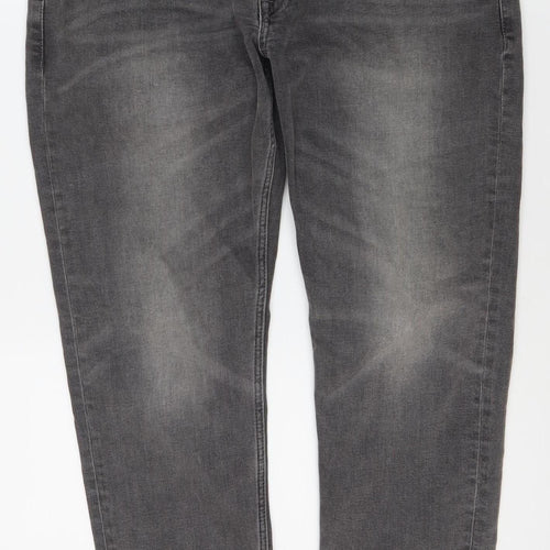 Marks and Spencer Grey Slim Fit Men's Jeans 31W 34L