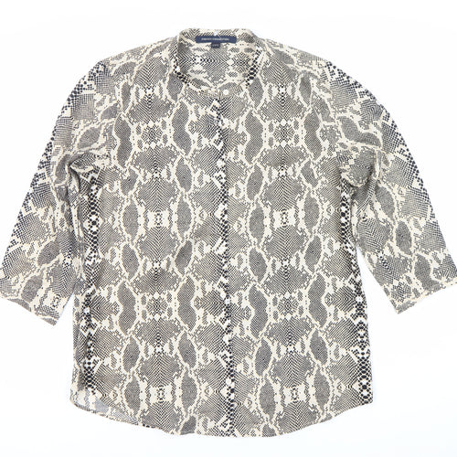 French Connection Women's Multicoloured Blouse Size 12