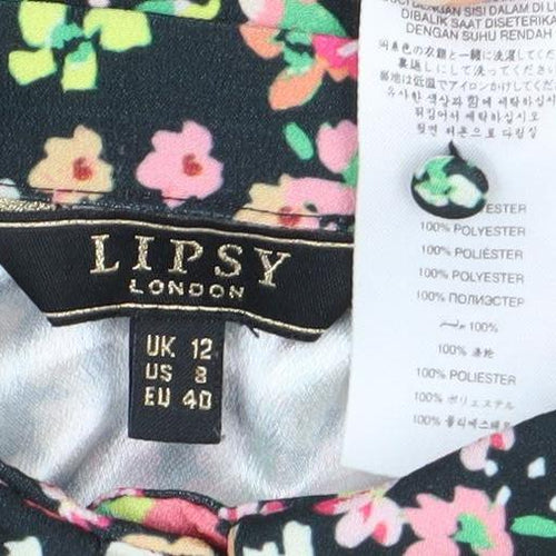 Lipsy London Women's Floral Dress Size 12 Multicoloured
