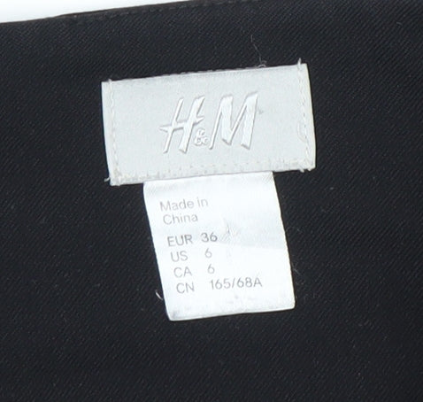 H&M Women's Black Pencil Skirt Size 8