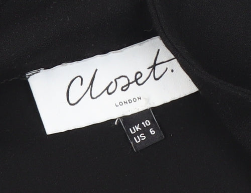 Closet London Women's Black Jumpsuit, Size 10