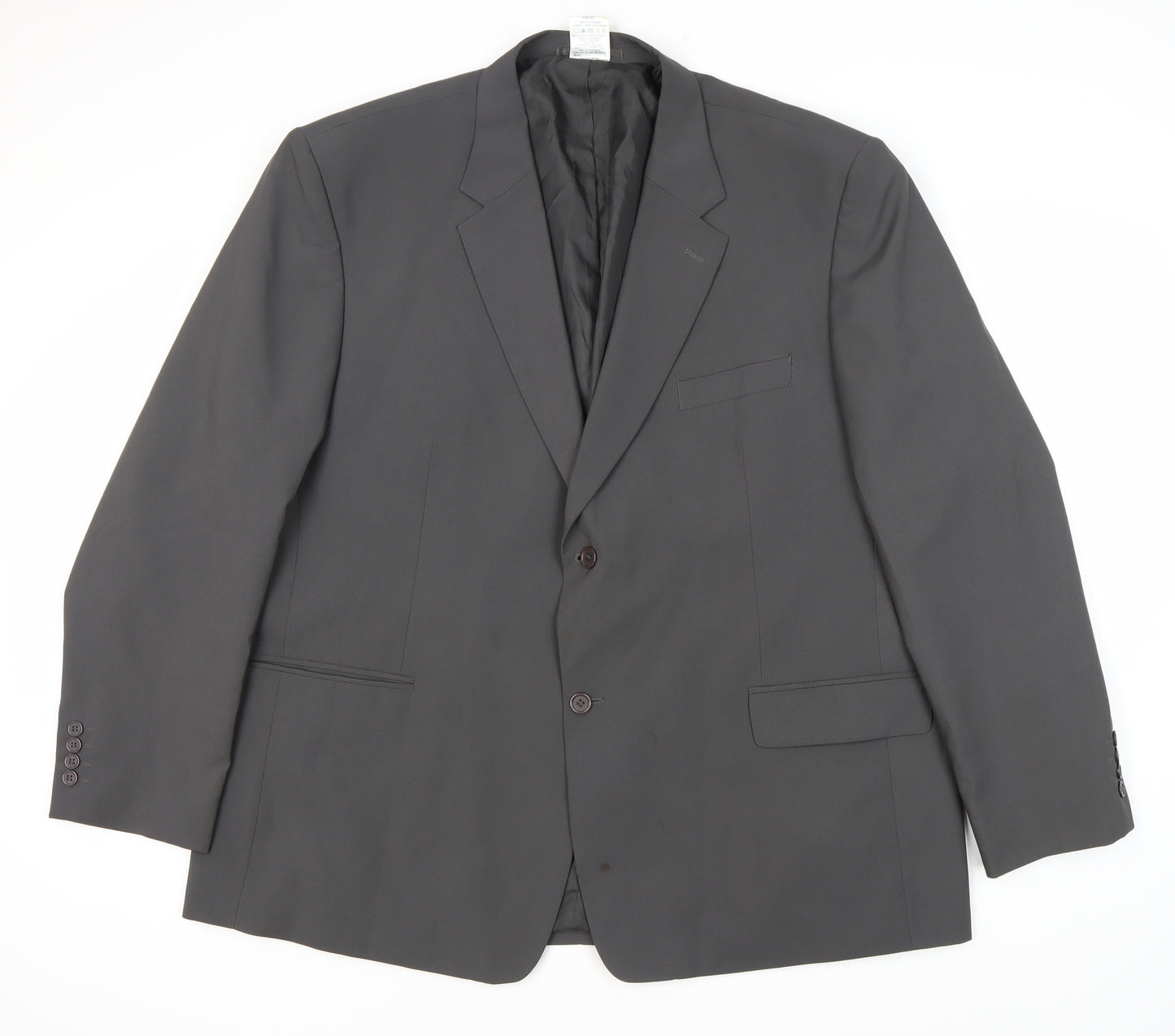 Premier Man Grey Single-Breasted Blazer, 52R