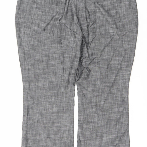 Per Una Women's Grey Straight Trousers Size 18