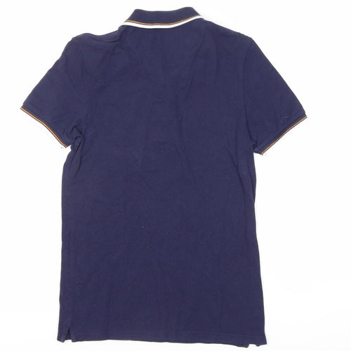 Lyle & Scott Men's Blue Polo Shirt Size S, Logo, Casual