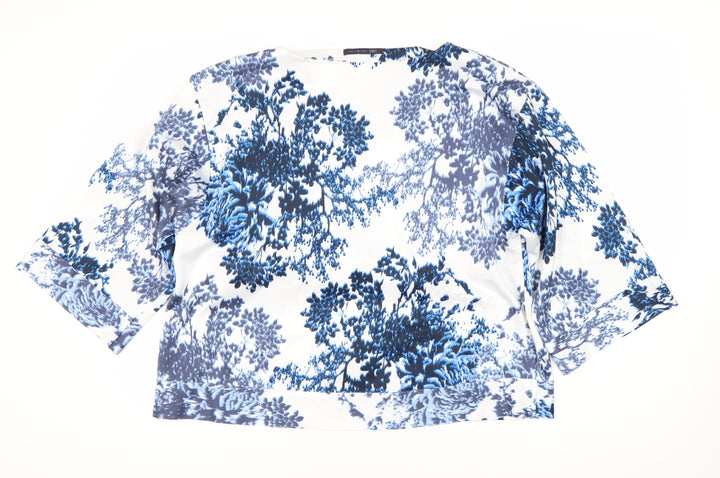 Marks & Spencer Women's Multicoloured Floral Tunic Blouse Size 12