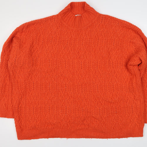 Marks and Spencer Women's Orange XL Pullover Jumper