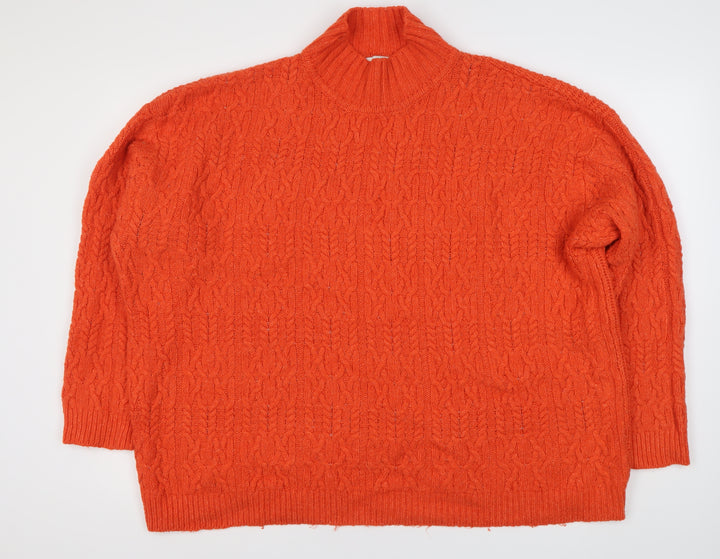 Marks and Spencer Women's Orange XL Pullover Jumper