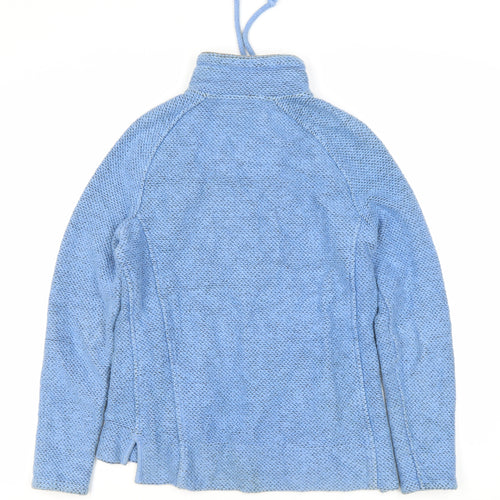 Weird Fish Women's Blue Size 10 High Neck Sweatshirt