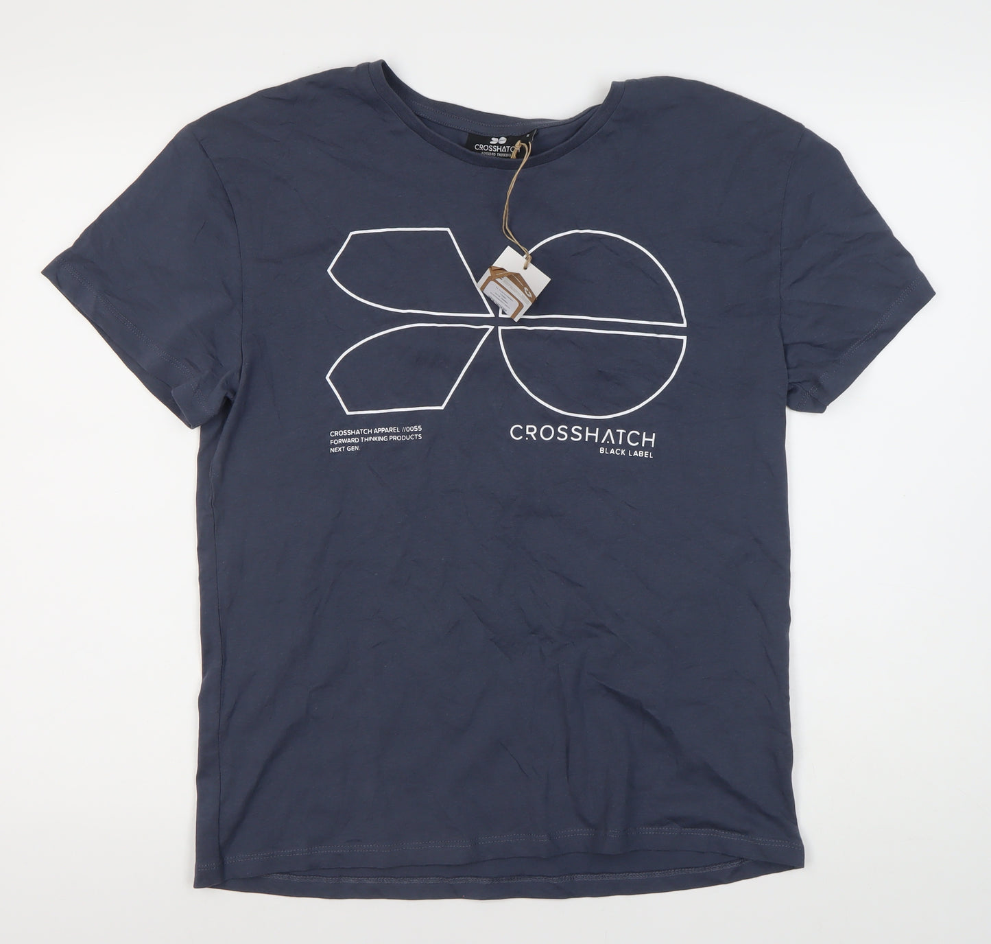 Crosshatch Men’s Blue Graphic Print T-Shirt S