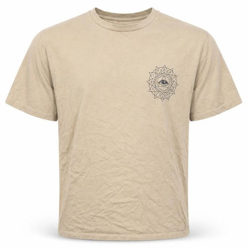 ONLY & SONS Beige Men's S Graphic T-Shirt Short Sleeve