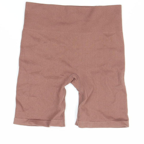 Gilly Hicks Women's Brown Biker Shorts, Size 2XS, High Rise