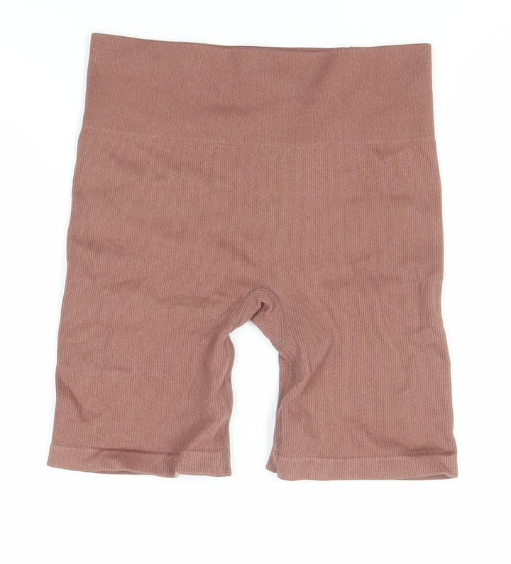 Gilly Hicks Women's Brown Biker Shorts, Size 2XS, High Rise