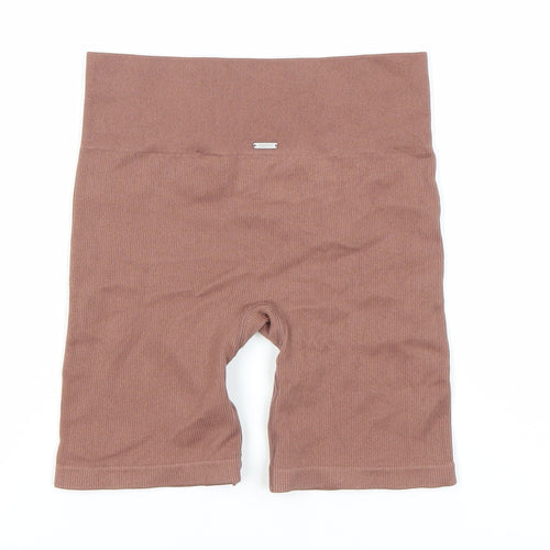 Gilly Hicks Women's Brown Biker Shorts, Size 2XS, High Rise