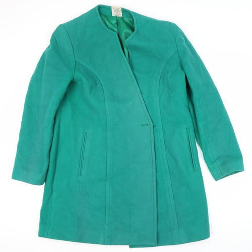 Alexon Women's Green Mid-Length Wool Coat Size 14