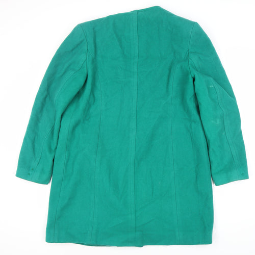 Alexon Women's Green Mid-Length Wool Coat Size 14
