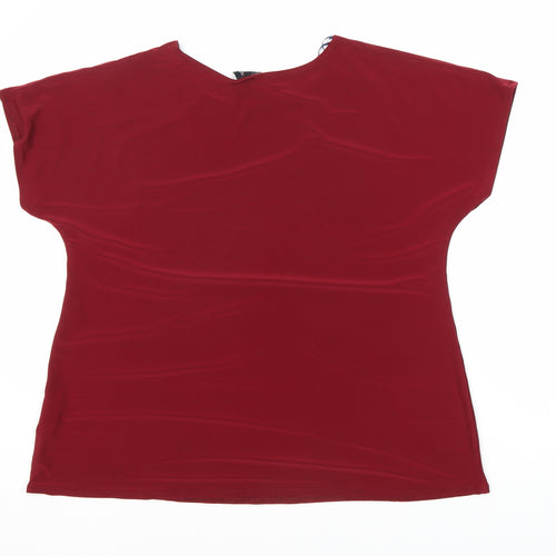 Saloos Women's Classic Red T-Shirt, Size 18