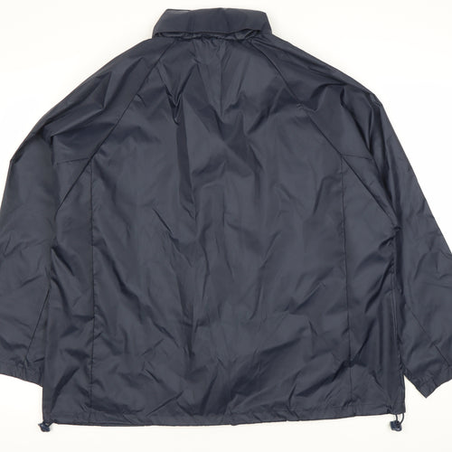 Bonmarché Women's Blue Mid-Length Basic Jacket