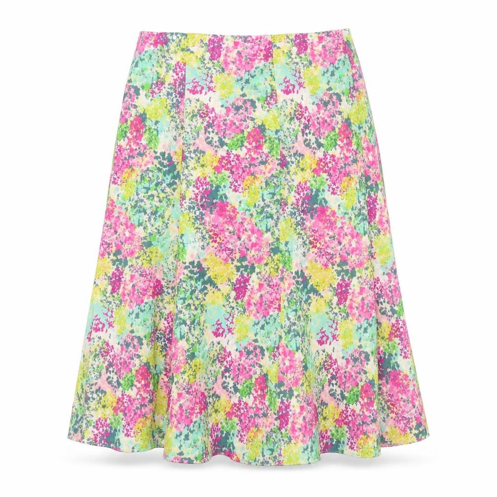 Honor Millburn Women’s Multicoloured Floral A-Line Skirt 14