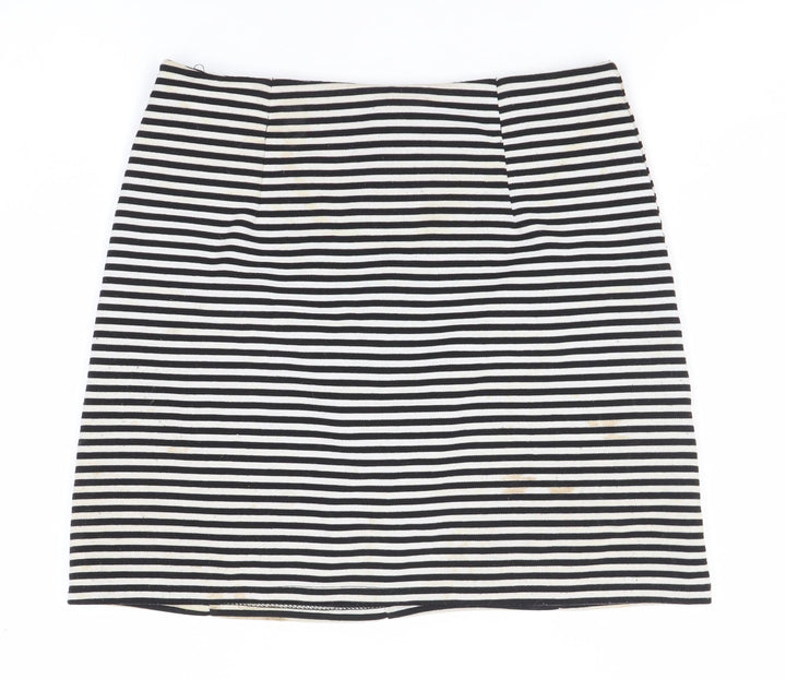 Marks and Spencer Women’s Black Stripe Pencil Skirt Size 12
