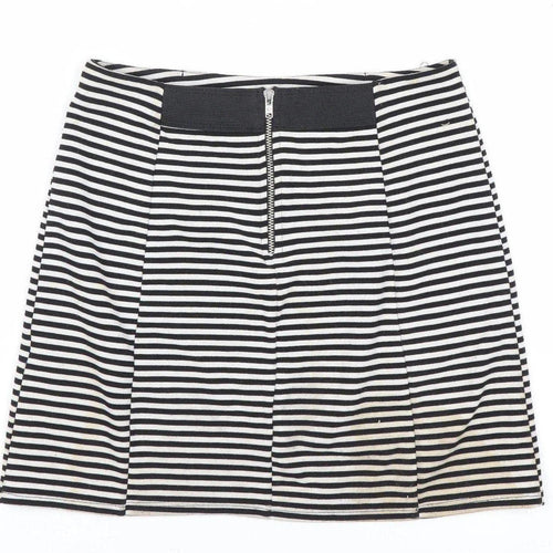 Marks and Spencer Women’s Black Stripe Pencil Skirt Size 12