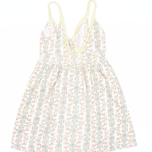 Topshop Women's Floral Strappy Dress Size 8
