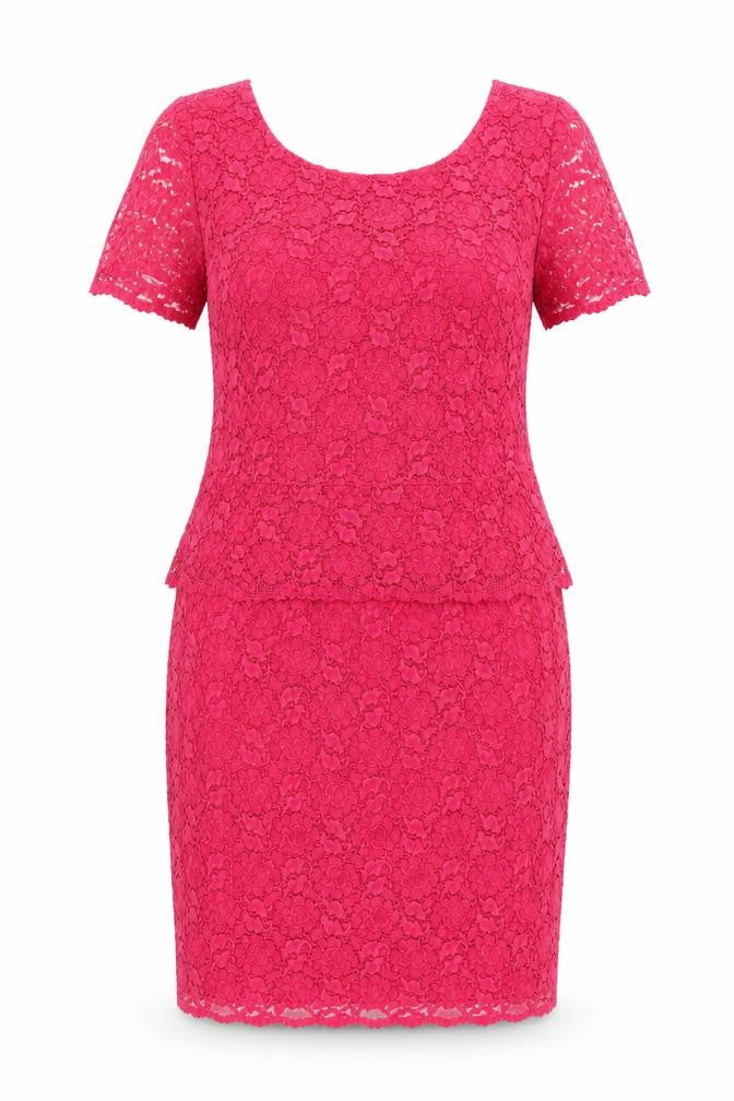 Front view of Kaliko Women's Red Bodycon Dress, size 18