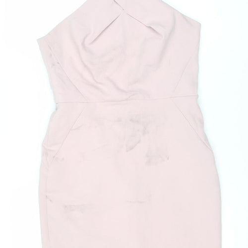 Mango Women's Pink Sleeveless Dress Size 10
