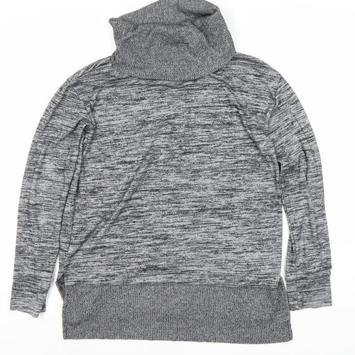 Gap Women's Grey Cowl Neck Pullover Jumper XS