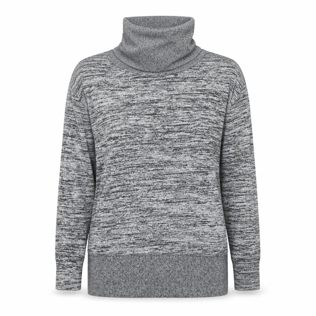 Front view of Gap Women's Grey Cowl Neck jumper XS