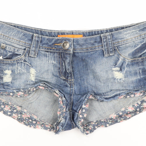 SoulCal Women's Blue Cut-Off Denim Shorts Size 8
