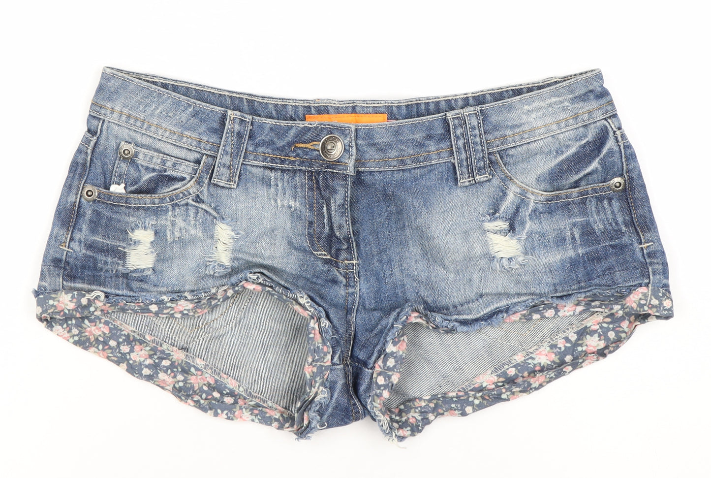 SoulCal Women's Blue Cut-Off Denim Shorts Size 8