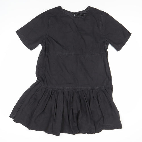 ASOS Women's Black Shift Dress Size 12 Casual