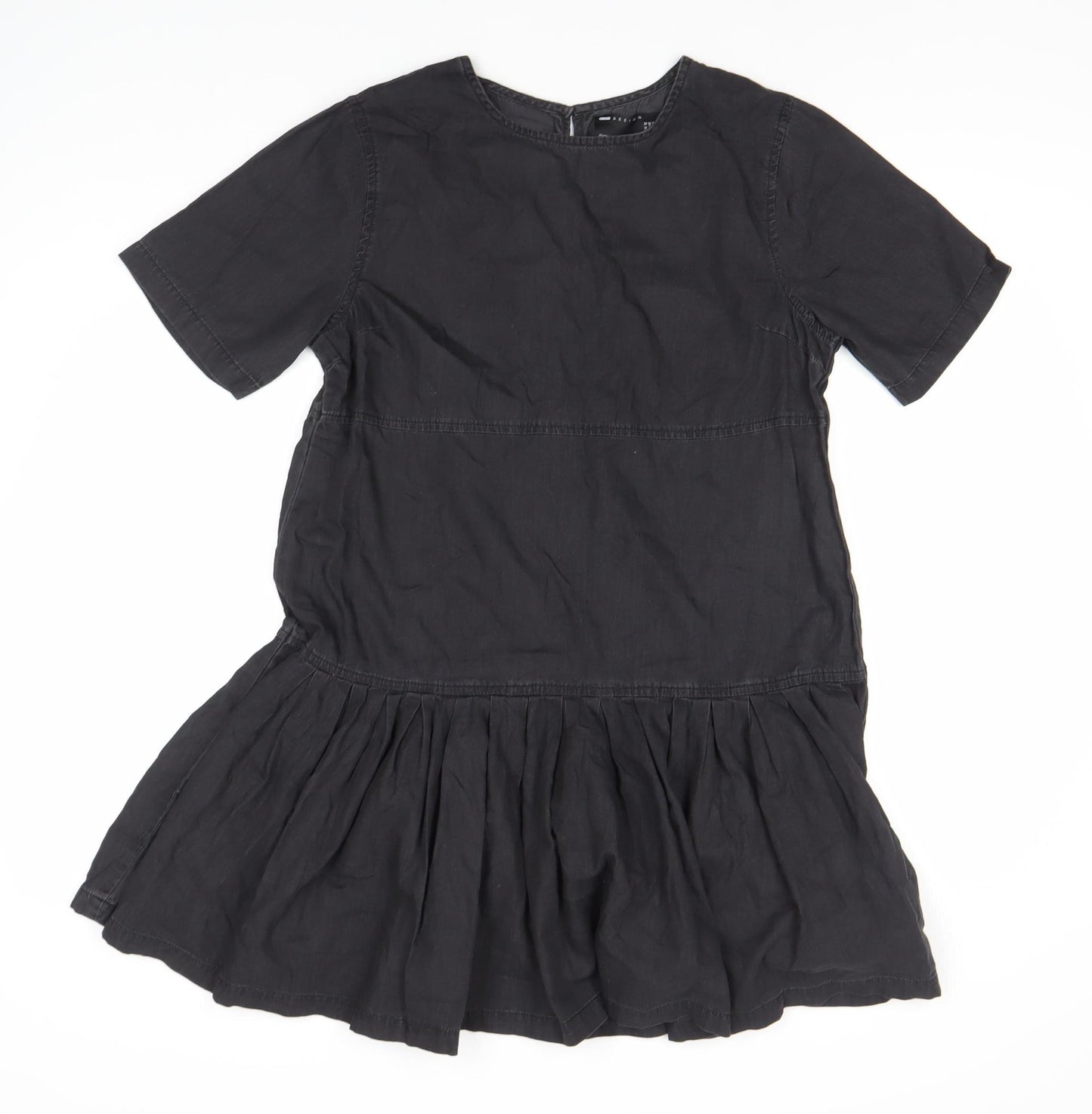 ASOS Women's Black Shift Dress Size 12 Casual