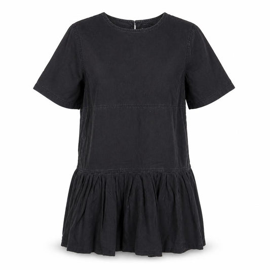 Front view of ASOS Women's Black Shift Dress, size 12, Casual