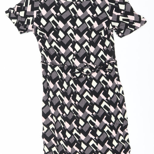 Marks and Spencer Multicoloured Geometric Dress Size 12