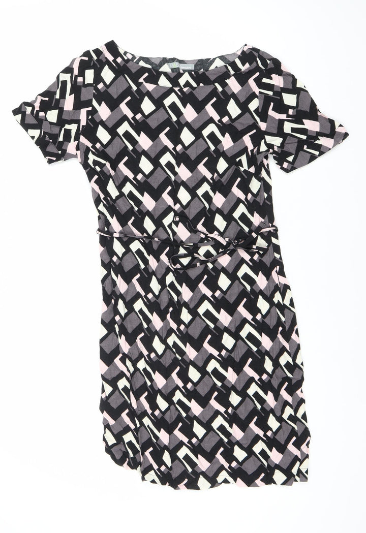 Marks and Spencer Multicoloured Geometric Dress Size 12