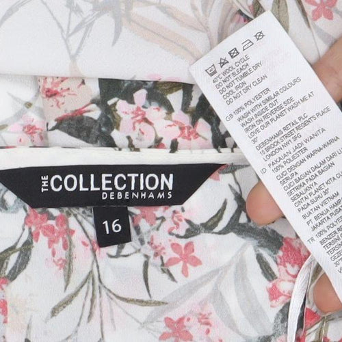 The Collection Debenhams Womens Multicoloured Top Size 16