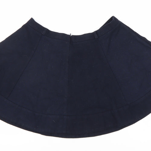 River Island Women's Blue A-Line Skirt, Size 16